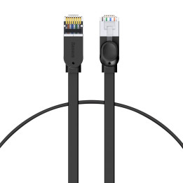 Кабель Baseus Cat 6 UTP Ethernet RJ45 плоский 0,5 м черный