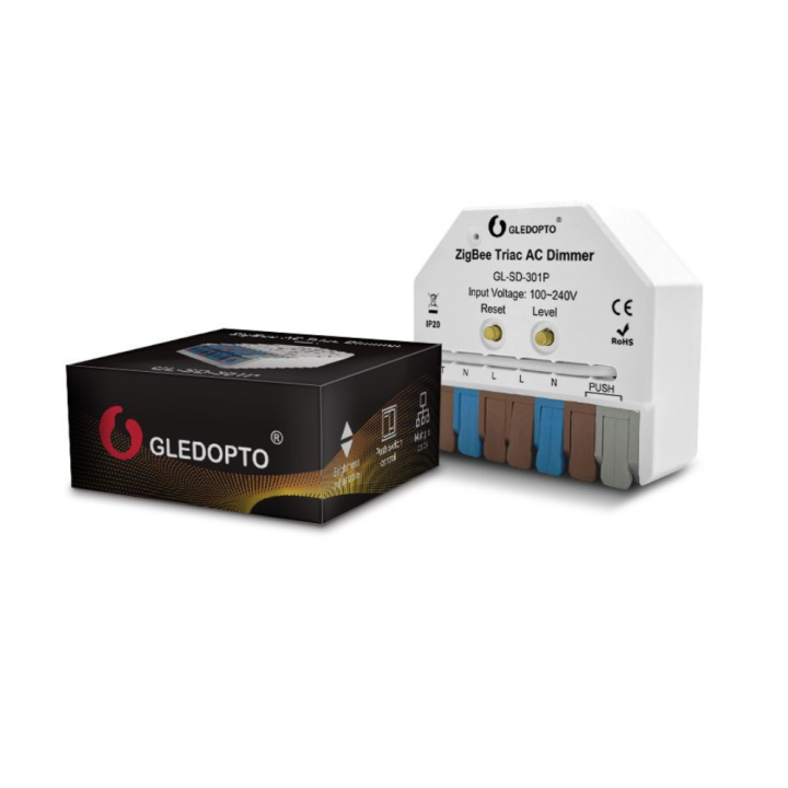 Gledopto GL-SD-301P ультра мини-модуль AC Dimmer, Zigbee Pro (Zigbee 3.0 + RF-приемник)