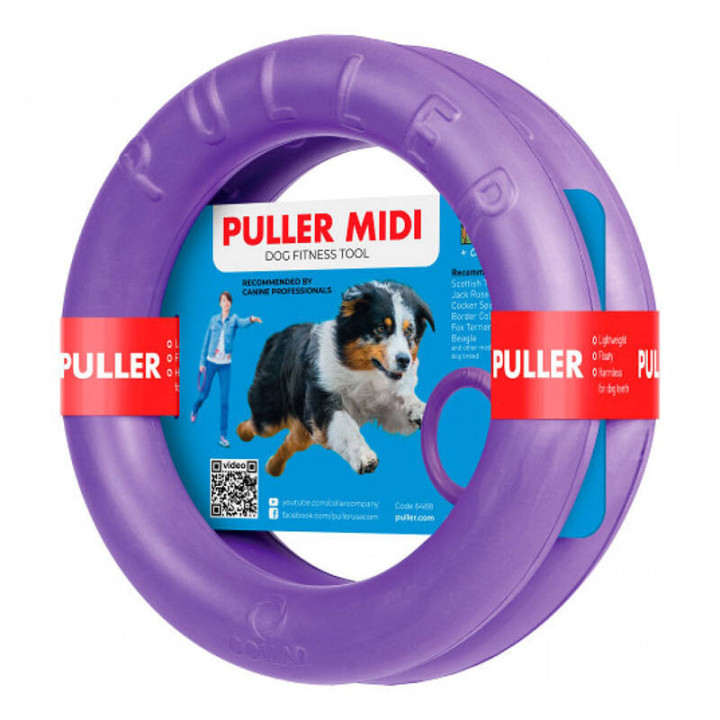 Ritenis / Vingrošanas rotaļlieta sunim Puller Midi 19,5 cm