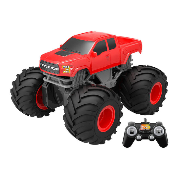 RC tālvadības automašīna 1:18 Double Eagle (sarkans) (sarkans) Ford (amfībija) E344-003