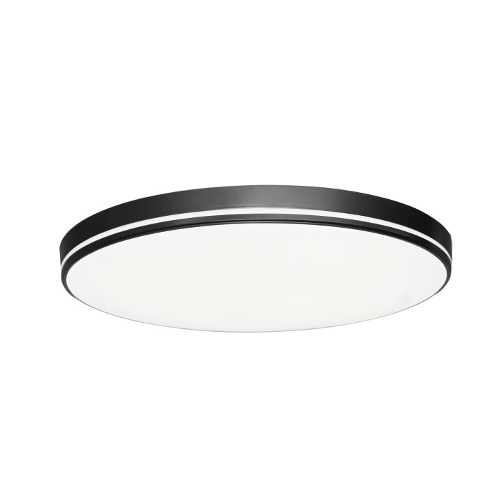 Immax NEO LITE AREAS Smart griestu lampa 51cm, 48W melns Tuya Wi-Fi