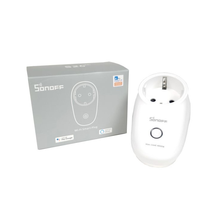 Умная розетка WiFi Sonoff S26R2 (4000 Вт / 16 А)