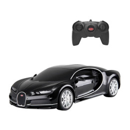 RASTAR R/C 1:24 Bugatti Chiron tālvadības automašīna (melna)