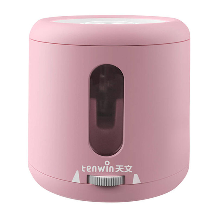 Tenwin 8035-4 akumulators/USB elektriskais asināmais ar konteineru (rozā)