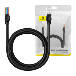Baseus Ethernet CAT5, 2 m tīkla kabelis (melns)