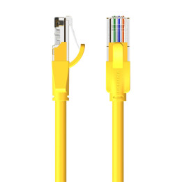 Tīkla kabelis UTP CAT6 Vention IBEYF RJ45 Ethernet 1000Mbps 1m Dzeltens