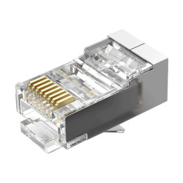 Modulārais RJ45 CAT.5E FTP savienotājs Vention IDAR0-10 Caurspīdīgs 10 gab.