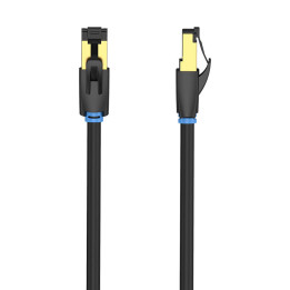 Tīkla kabelis CAT8 SFTP Vention IKABL RJ45 Ethernet 40Gbps 10m melns