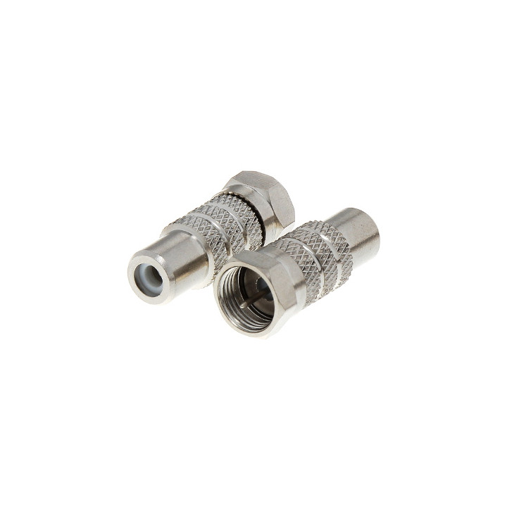 Переходник RCA мама-мама CINCH-G/F-W белый
