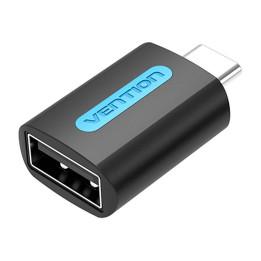 Vention USB adapteris CDTB0, USB-C vīrs un USB 2.0 mātīte (melns)