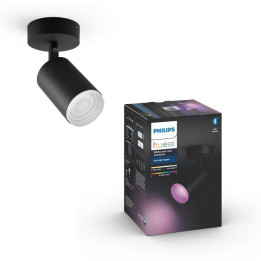 Philips Hue Fugato vienas vietas melns 1x5,7W