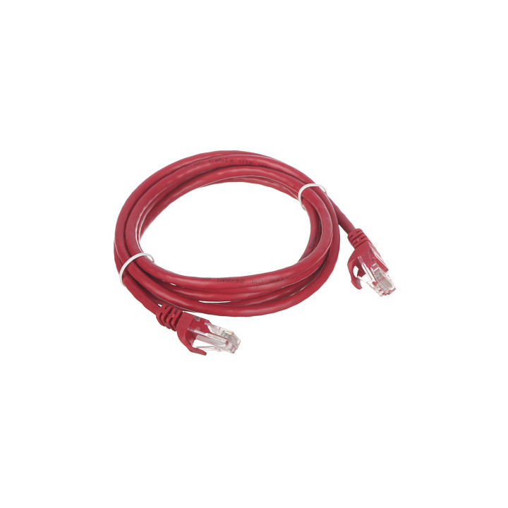 Патч-корд RJ45 1,8 м красный RJ45/1.8-RED