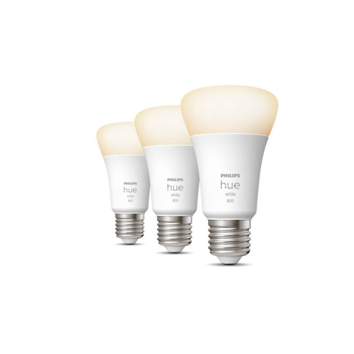 Philips Hue E27 W 9W 3 pak