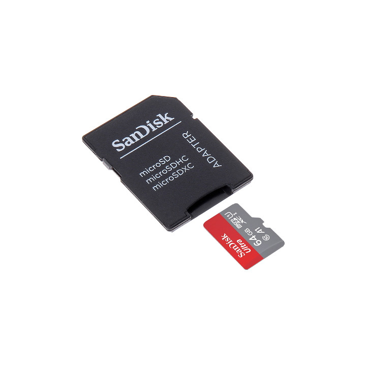 ATMIŅAS KARTE SD-MICRO-10/64-SAND microSD UHS-I, SDXC 64 GB SANDISK