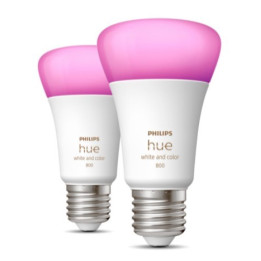 Philips Hue E27 6,5W RGBW BT 2 pak