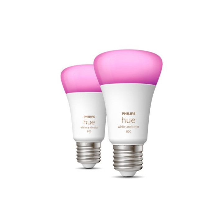 Philips Hue E27 6,5W RGBW BT 2 pak