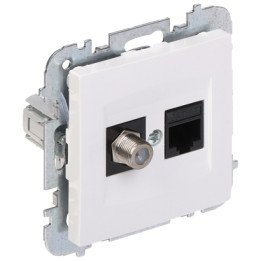 Elektro-Plast SANTRA/4190-10/EPN Balts RJ45 Ligzda