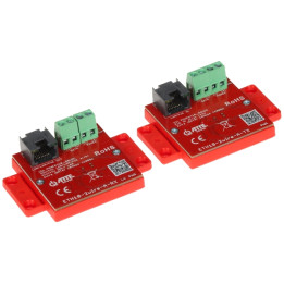 UTP / 2 VADU KONVERTERU KOMPLEKTS LAN+POE PĀRRAIDĒŠANAI ETH10-2WIRE-A-SET 2 GAB KOMPLEKTS ATTE