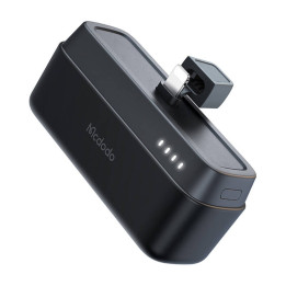 Mcdodo Power Bank MC-6281 20W, 5000mAh ar Lightning savienotāju (melns)
