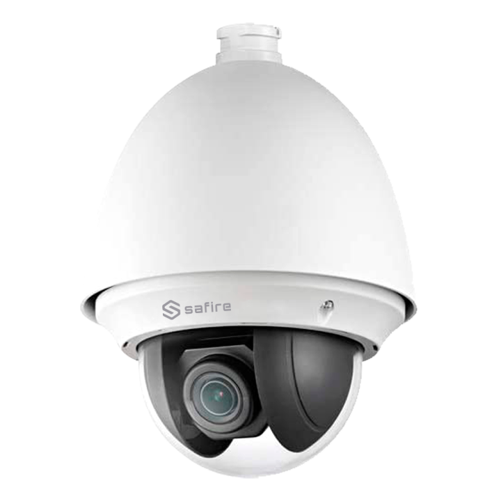 SAFIRE SF-IPSD7025UWH-2 25x PTZ ātrgaitas kupola IP kamera, 2MP, Wi-Fi un PoE, IP66, 4.8-120mm objektīvs, 256GB microSD