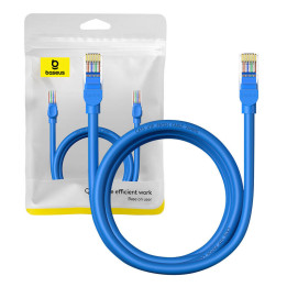 Apaļš kabelis Baseus Ethernet RJ45, Cat.6, 2m (zils)