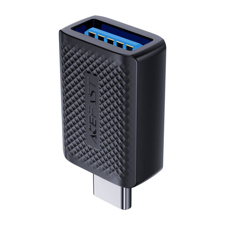 USB-A vai USB-C adapteris, Acefast, J1, (melns)
