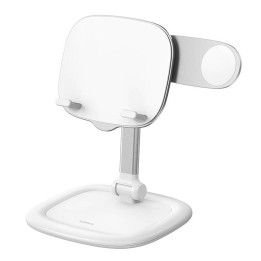 Planšetdatoru/tālruņu statīvs Baseus Seashell Series White