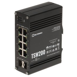 Teltonika TSW200 Industrial PoE Switch with 8 Ports and SFP
