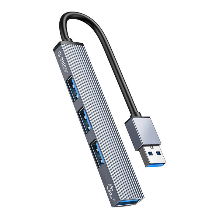 Адаптер-концентратор Orico AH-A13 USB — 4x USB 3.0 (серый)