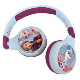Lexibook Frozen salokāmas 2in1 Bluetooth austiņas