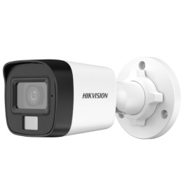Hikvision DS-2CE16D0T-LPFS(2.8mm) 2MP viedokamera ar IP67 un iebūvētu mikrofonu, PoE