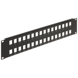 PP-32/FX/2U патч-панель Keystone 32 порта 2U RJ45