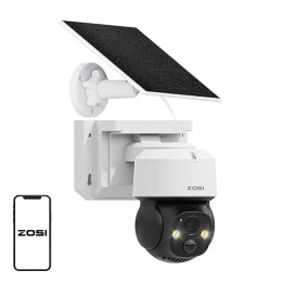 Āra IP kamera ar saules paneli ZOSI C2914 WiFi 4MP IP66