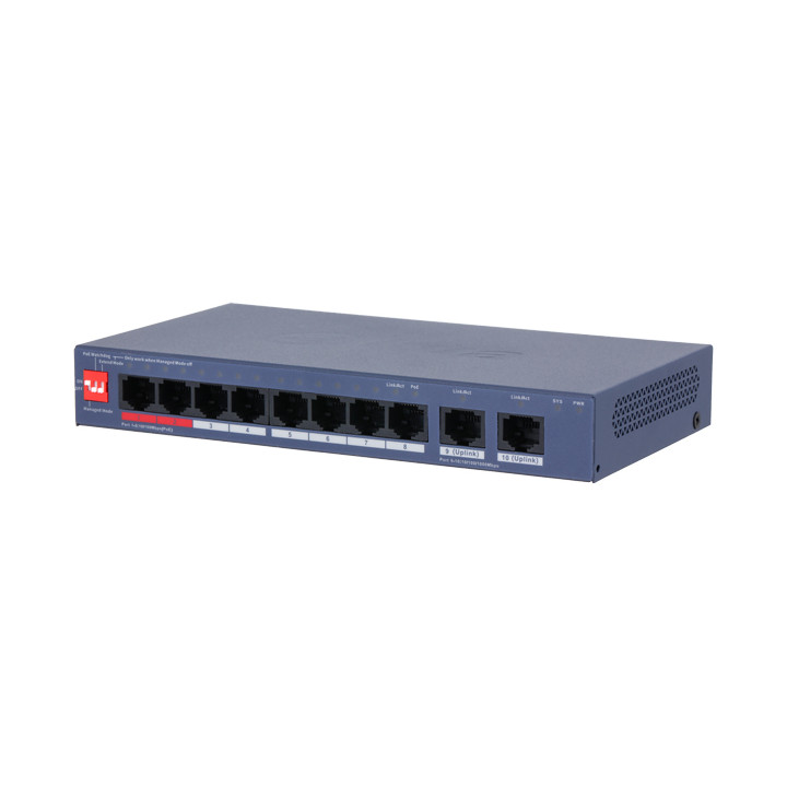 DAHUA CS4010-8ET2GT-110 PoE коммутатор 8 портов