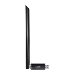 Baseus FastJoy adapteris Wi-Fi ar antenu, 150Mbps (melns)