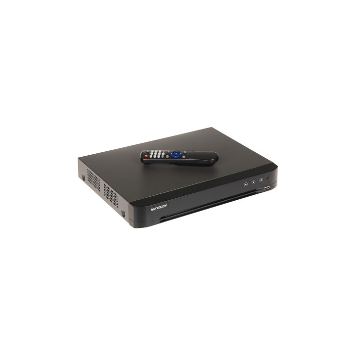 AHD, HD-CVI, HD-TVI, CVBS, IP DVR IDS-7204HUHI-M1/S/A 4 KANĀLI Hikvision