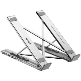 Unitek Podstawka regulowana pod klēpjdators z hubem/HDMI/PD/SD