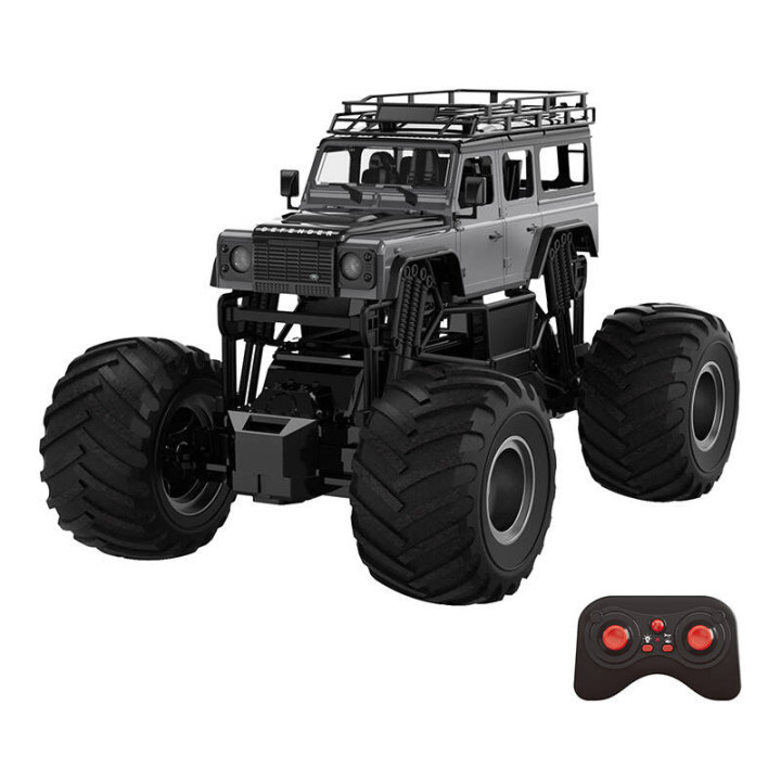 Tālvadības tālvadības tālvadības automašīna 1:8 Double Eagle (pelēka) Land Rover Defender E375-003
