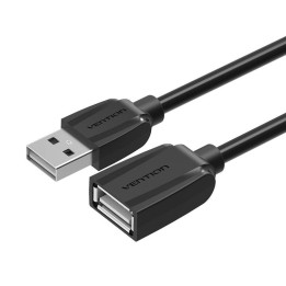 Pagarinātāja kabelis USB 2.0 Vention VAS-A44-B050 0,5 m melns