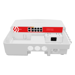 Управляемый PoE++ коммутатор SAFIRE SF-SW8FE2GE-2BT-120W-OUT, 8 портов PoE, 2 гигабитных аплинка, 120W