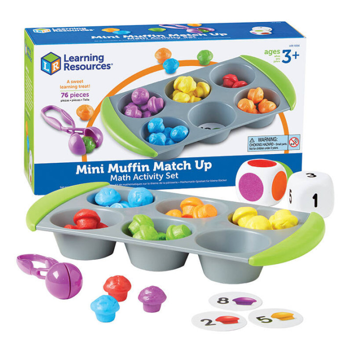 Mini smalkmaizītes Match Up Math Activity Set Mācību resursi LER 5556