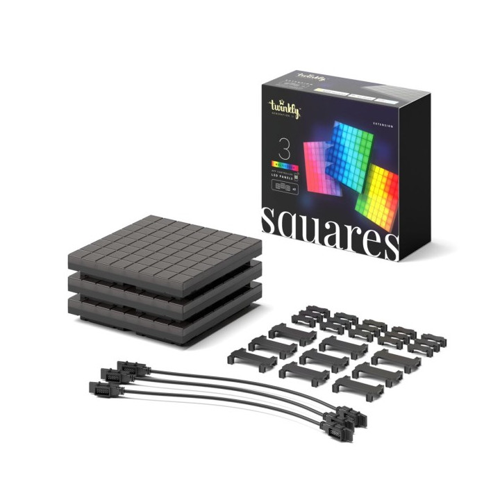 Twinkly Squares paplašinājuma komplekts 3 bloki x 64 pikseļi RGB