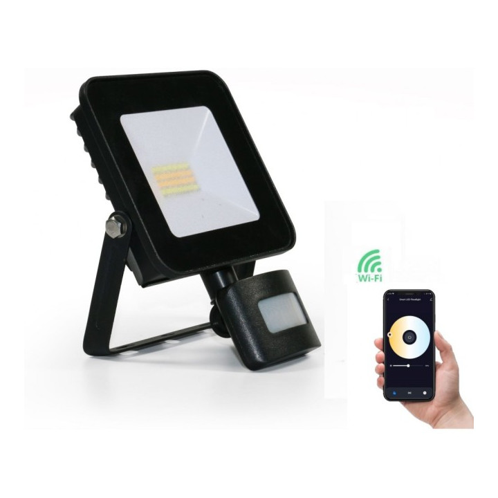 WOOX R5113 Inteliģentais viedais LED prožektors ar PIR sensoru, WiFi