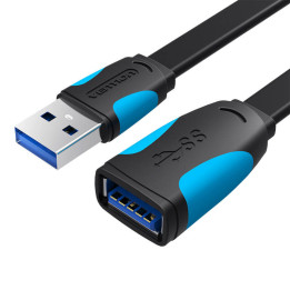 Plakans USB 3.0 paplašinātājs Vention VAS-A13-B100 1m Black