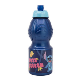 Спортивная бутылочка для детей STOR 75032 400 мл Stitch Palms (синяя)