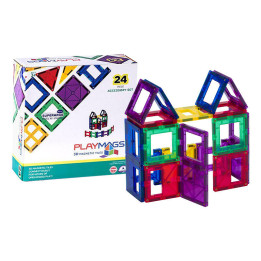 Магнитная плитка 3D Playmags 162 - набор из 24 шт.