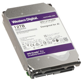Жесткий диск для видеорегистратора HDD-WD121PURP 12 ТБ 24/7 WESTERN DIGITAL