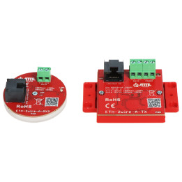 UTP / 2 VIELU KONVERTERU KOMPLEKTS LAN+POE PĀRRAIDĒŠANAI ETH-2WIRE-A-SET2 2 GAB KOMPLEKTS ATTE
