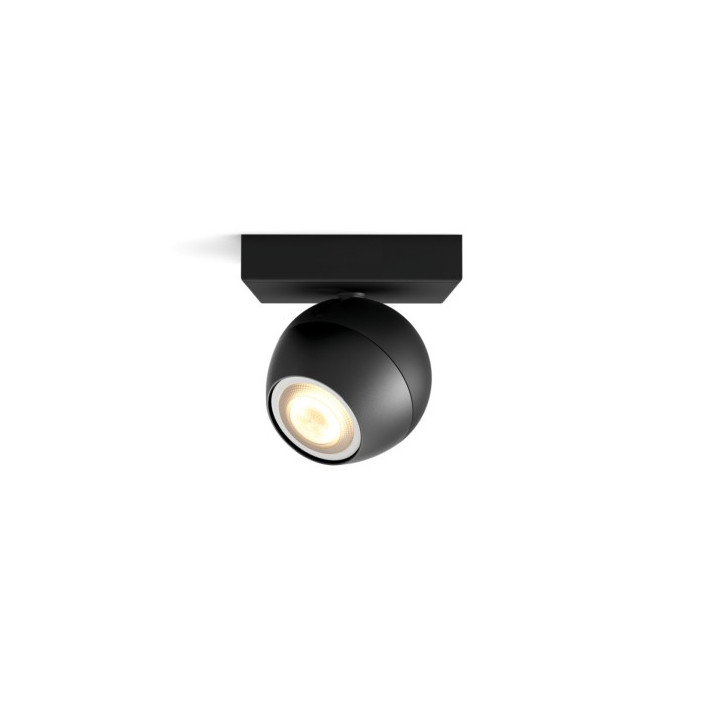 Philips Hue Buckramext. vienas vietas melns 1x5W