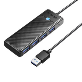 Orico Hub USB-A līdz 4xUSB-A 3.0 — melns
